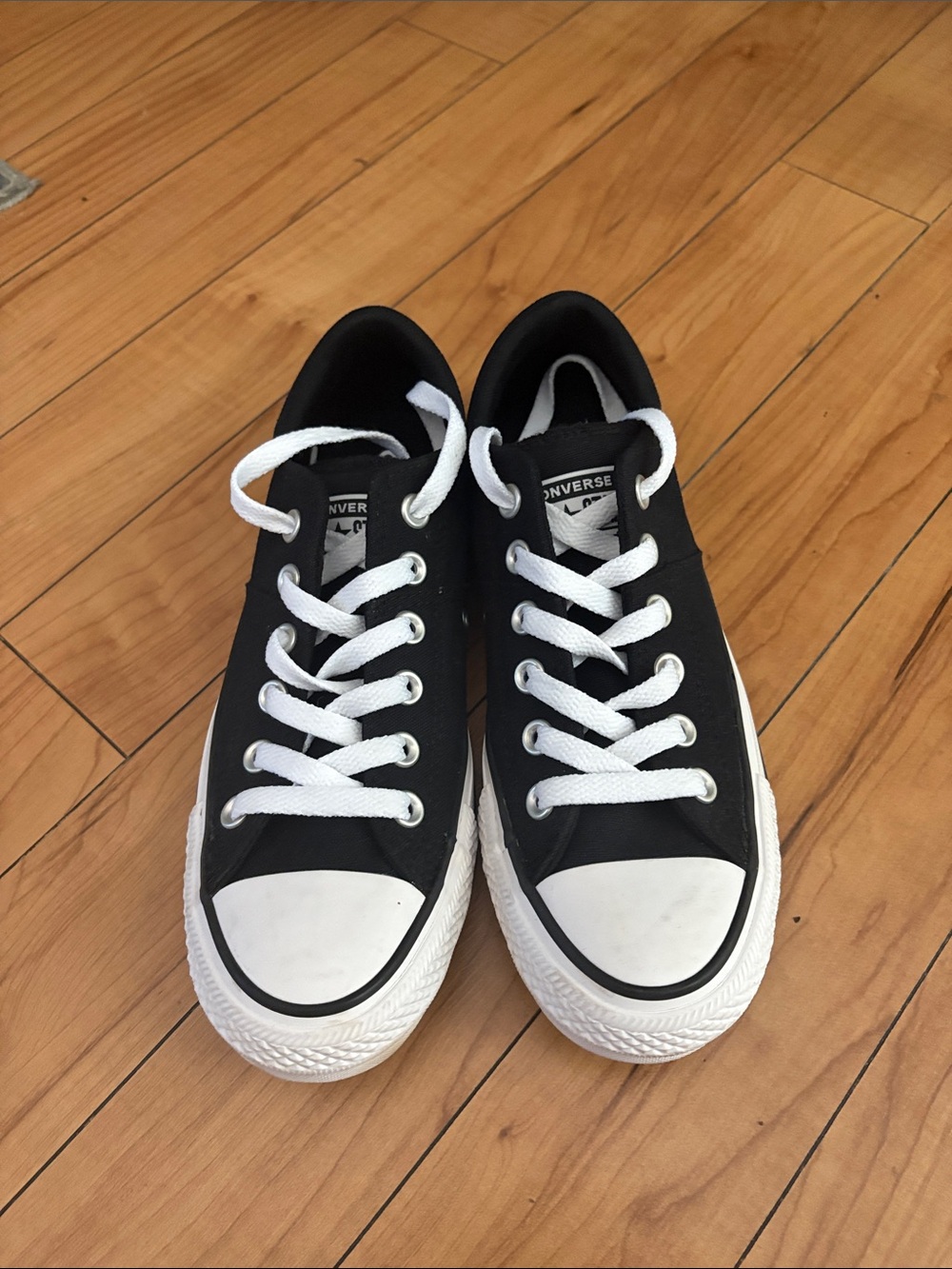 Converse Black and White Low Top Sneakers